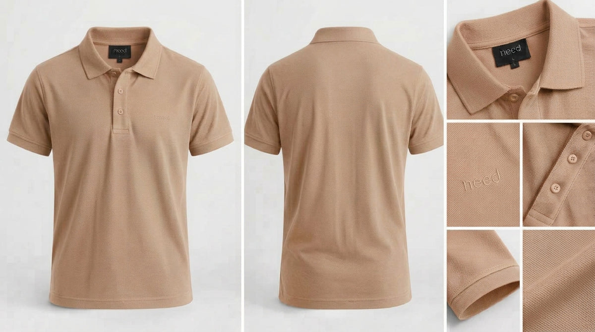 Men's Classic Polo Shirt Dk Skin