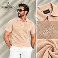 Textured Popcorn Polo Shirt - Dark Skin